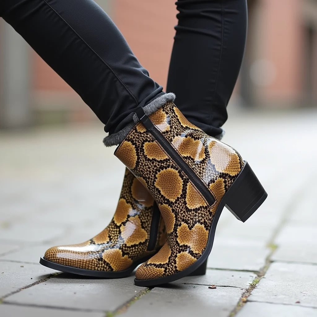 Snakeskin Boots - Snakeskin Boots Style Playbook for Outfits Care and Fit