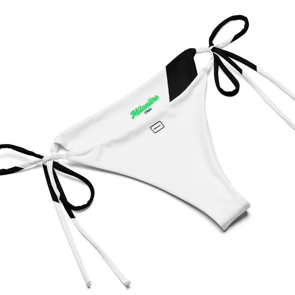 Milaniere All-over print recycled string bikini