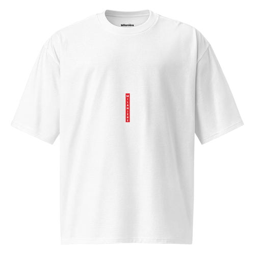 Milanière | Stripe Oversized heavyweight t-shirt
